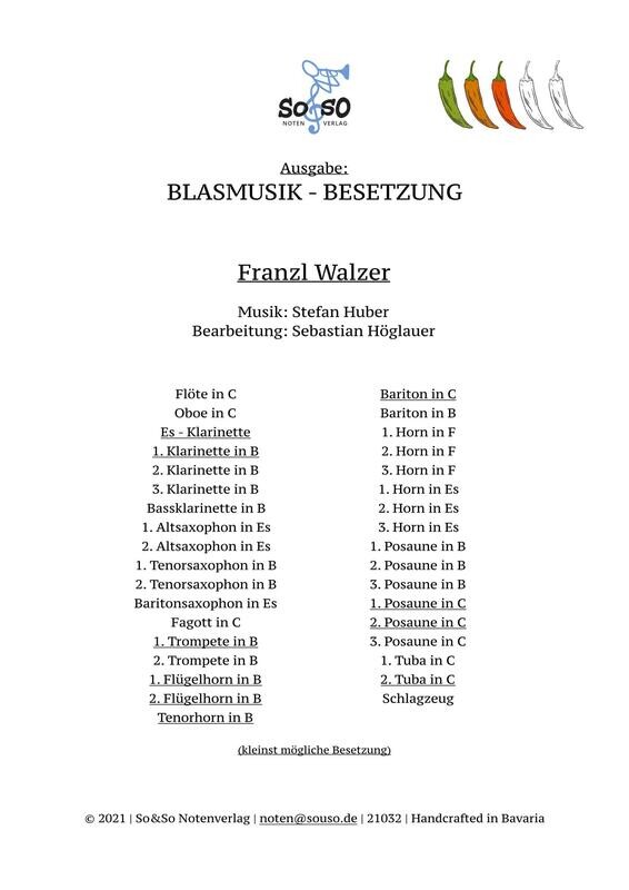Franzl Walzer - Blasmusik Franzl Walzer - Blasmusik