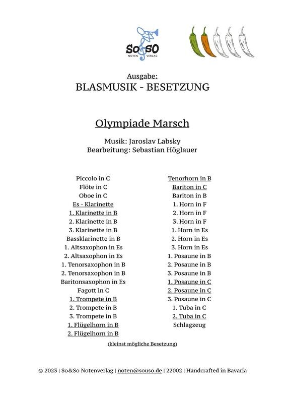 Olympiade Marsch - Blasmusik Olympiade Marsch - Blasmusik