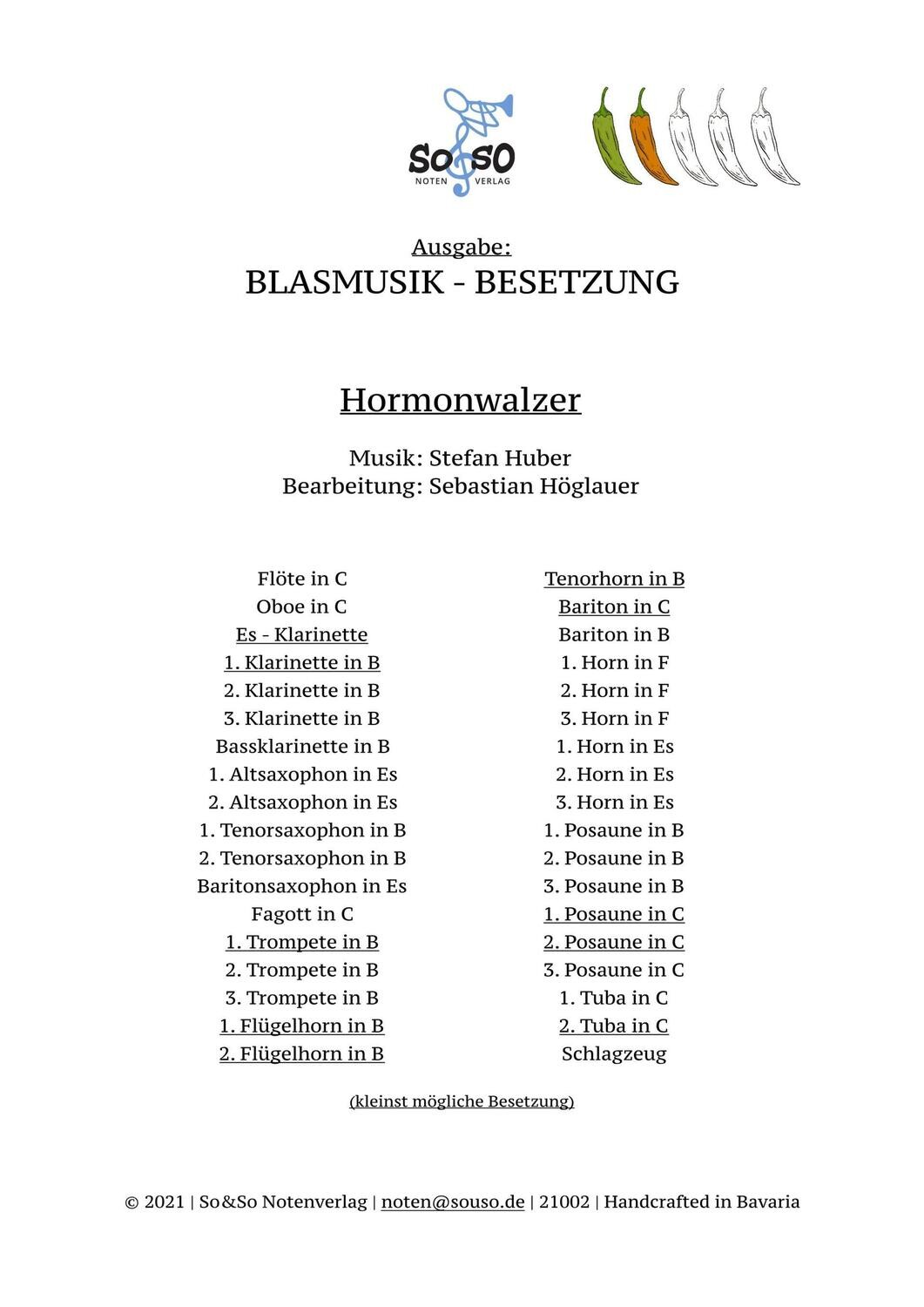Hormonwalzer - Blasmusik Hormonwalzer - Blasmusik
