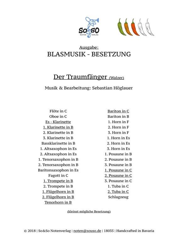 Der Traumfänger (Walzer) - Blasmusik Der Traumfänger (Walzer) - Blasmusik