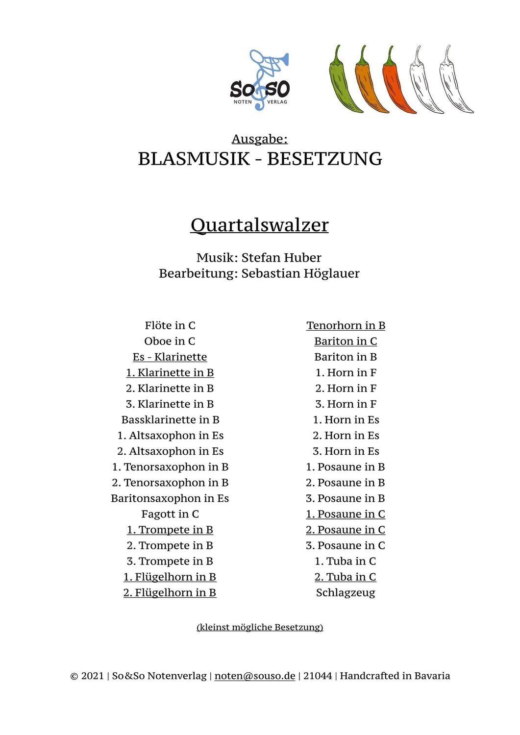 Quartalswalzer - Blasmusik Quartalswalzer - Blasmusik