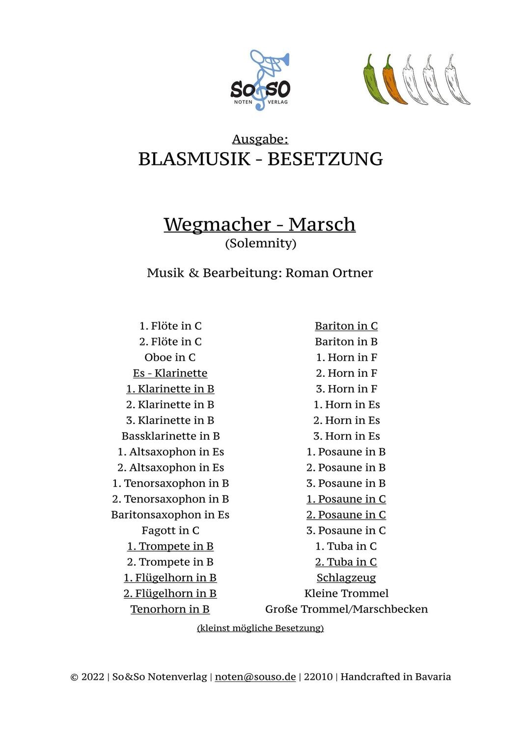 Wegmacher Marsch (Solemnity) - Blasmusik Wegmacher Marsch (Solemnity) - Blasmusik