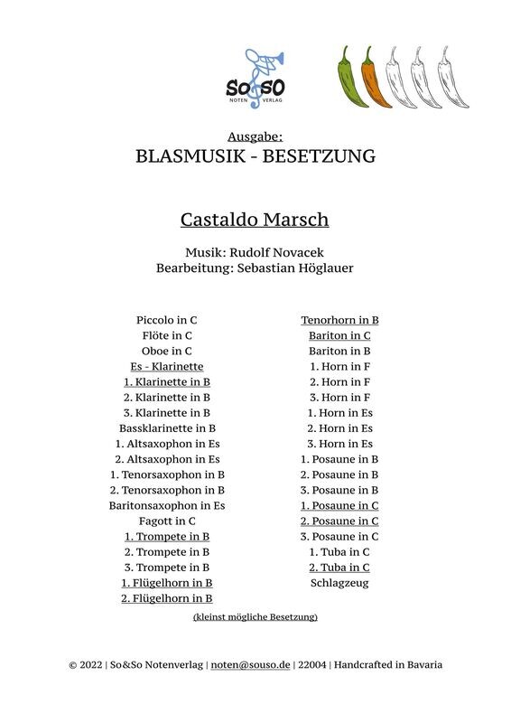 Castaldo Marsch - Blasmusik Castaldo Marsch - Blasmusik