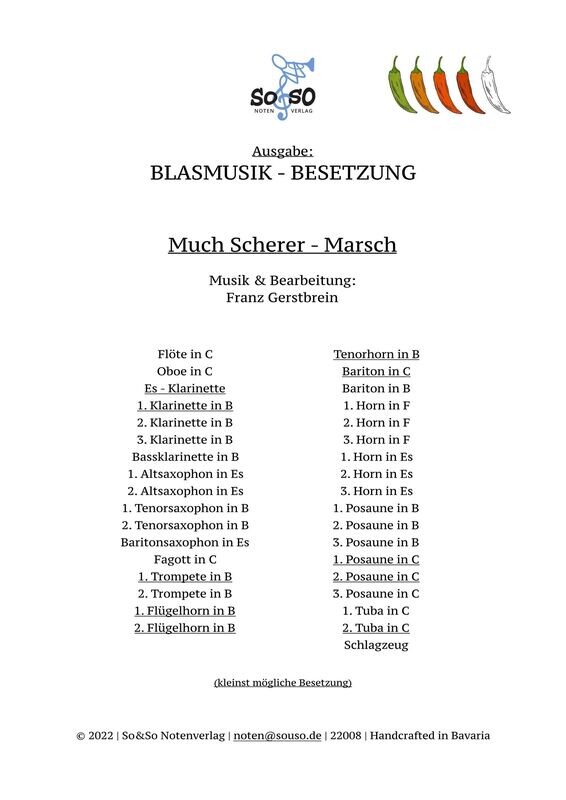 Much Scherer (Marsch) - Blasmusik Much Scherer (Marsch) - Blasmusik
