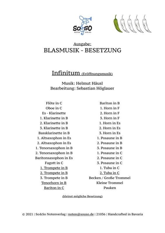 Infinitum (Eröffnungsmusik) - Blasmusik Infinitum (Eröffnungsmusik) - Blasmusik