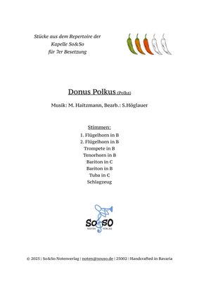 Donus Polkus (Polka) - 7er Besetzung Donus Polkus (Polka) - 7er Besetzung