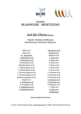 Auf die Ohren (Walzer) - Blasmusik Auf die Ohren (Walzer) - Blasmusik