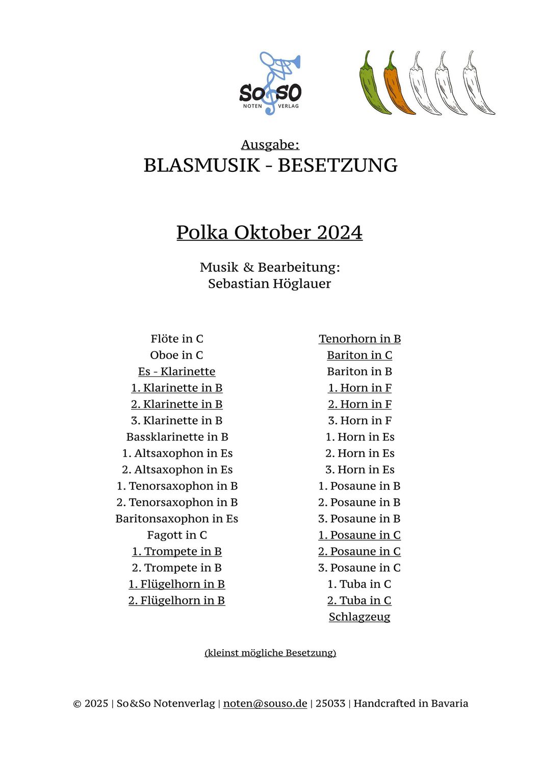 Polka Oktober 2024 - Blasmusik Polka Oktober 2024 - Blasmusik