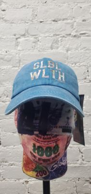 Global Wealth GLBL WLTH Dye Pigment Dad Hat Global Wealth GLBL WLTH Dye Pigment Dad Hat
