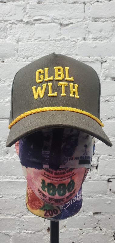 Global Wealth 3D GLBL WLTH 5 panel hat