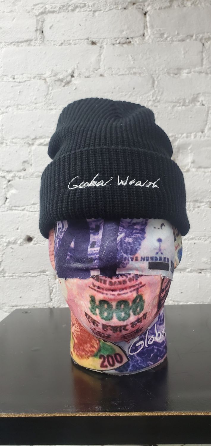Global Wealth Big Signature Beanie