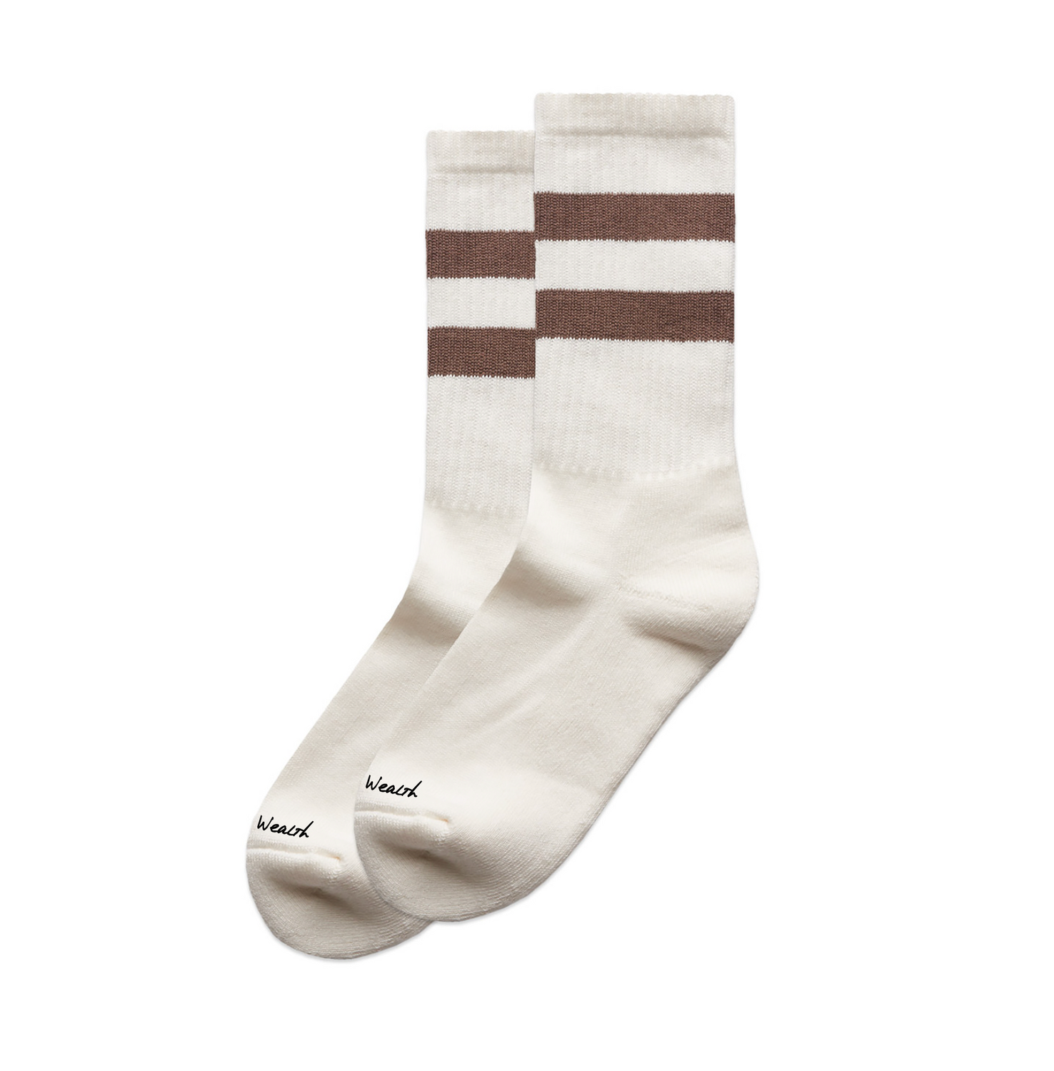 Global Wealth Relax Walnut Stripe Socks