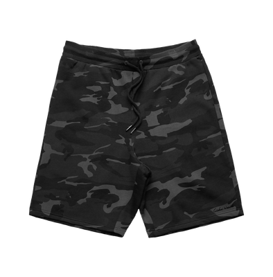 Global Wealth Simple Black Camo Shorts