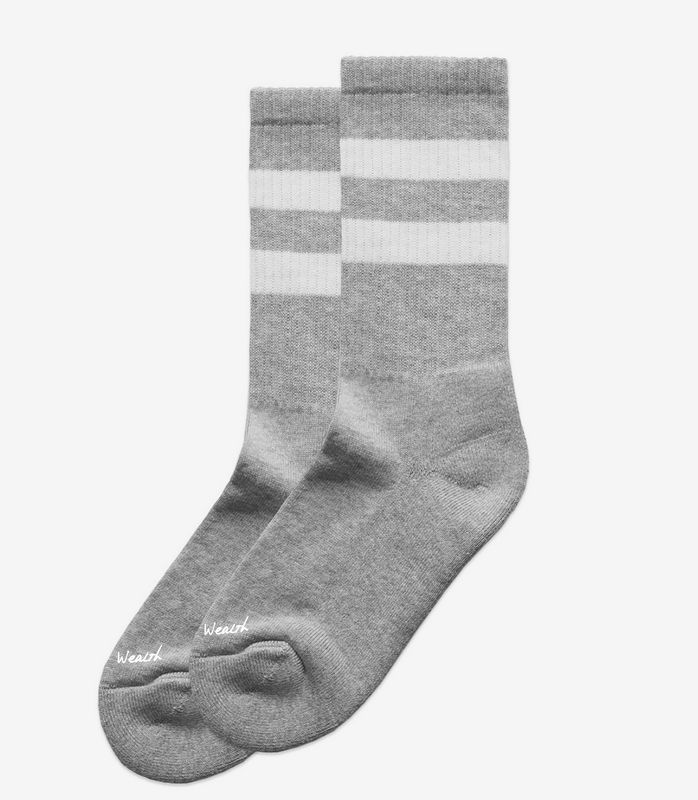 Global Wealth Relax Stripe Grey Sock