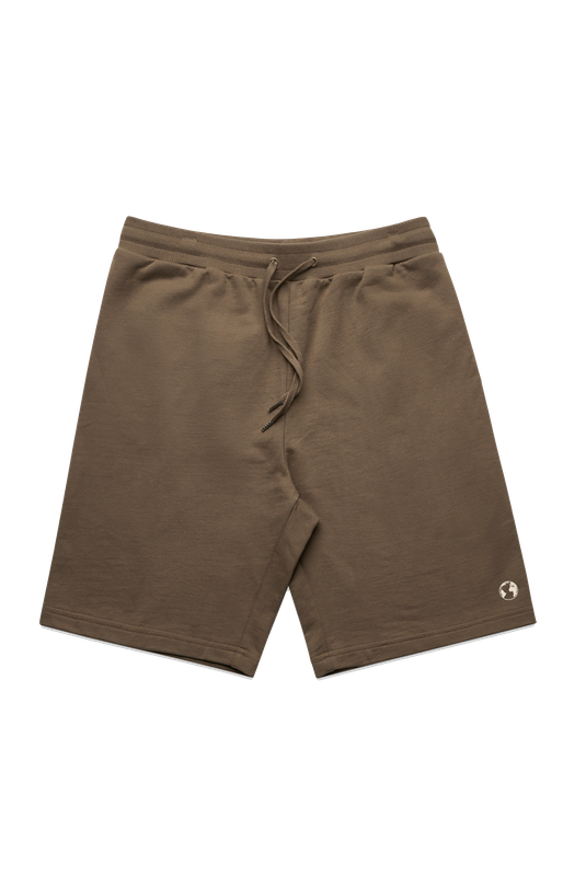 Global Wealth French Terry Walnut Shorts