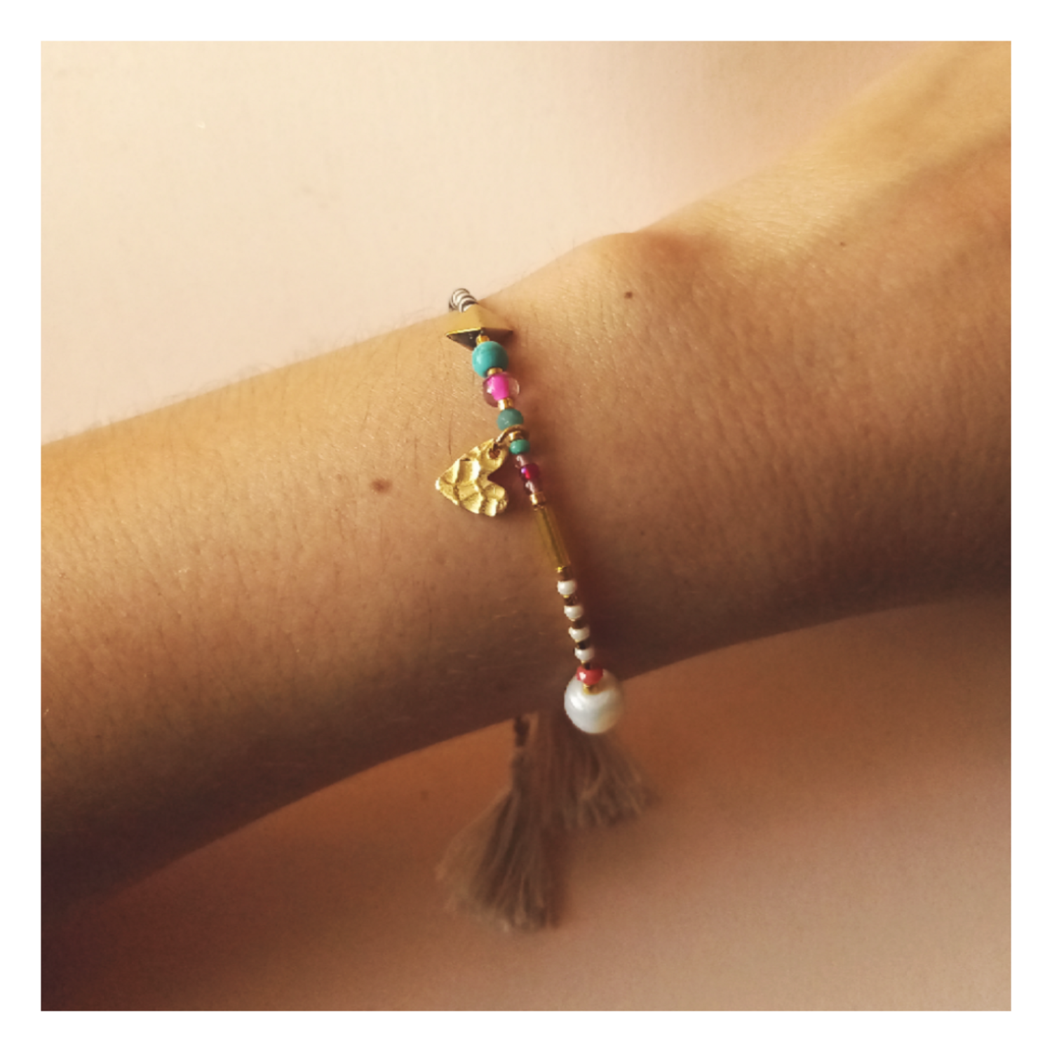 Pulsera "CORAZÓN VALIENTE"