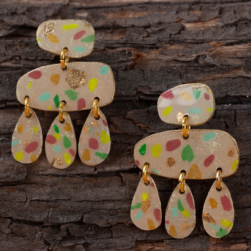 Aretes "CARNAVAL" Grandes