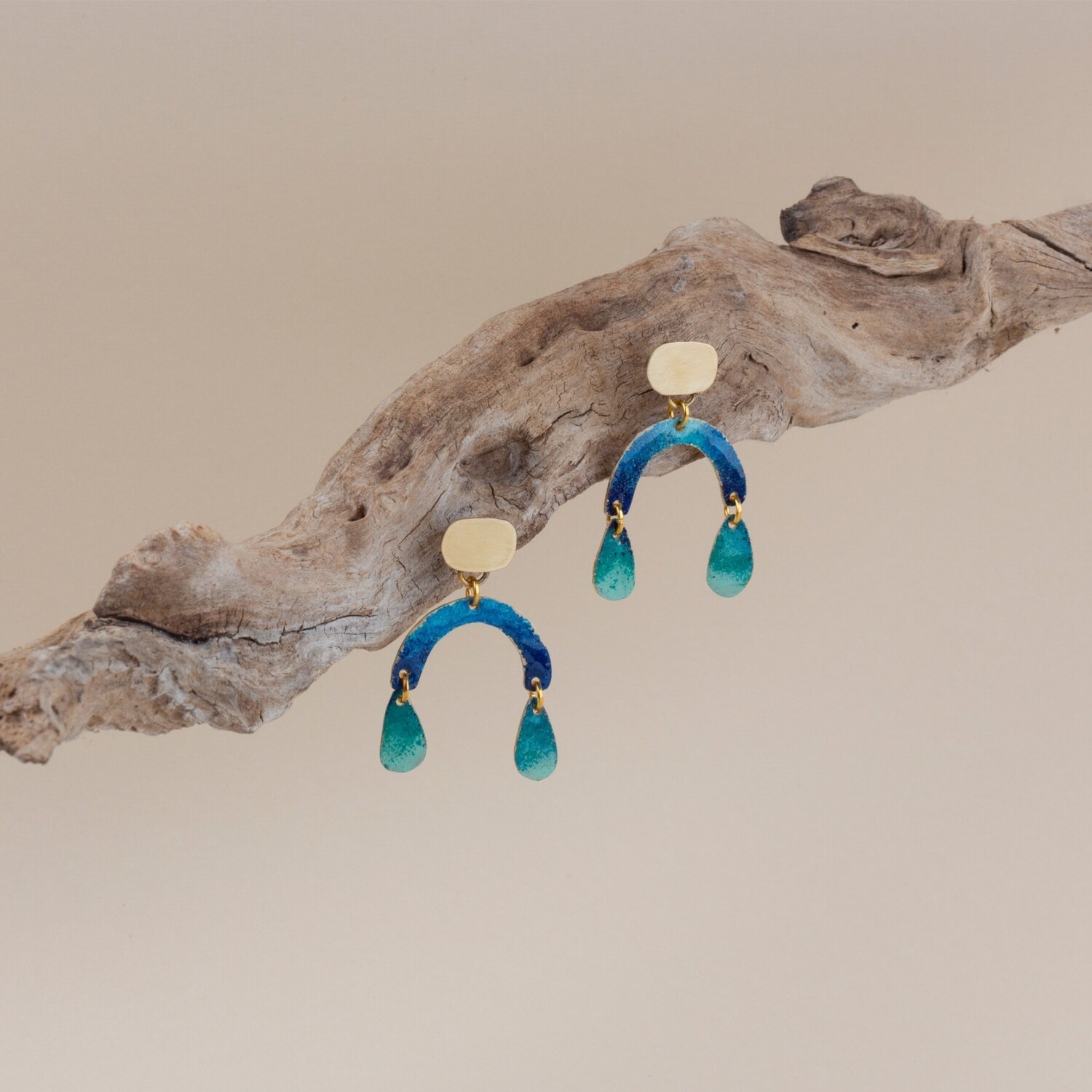 Aretes &quot;MEDIANOCHE &quot;
