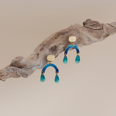 Aretes &quot;MEDIANOCHE &quot;