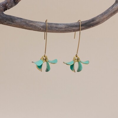 Aretes &quot;TUMBERGIA JADE&quot;
