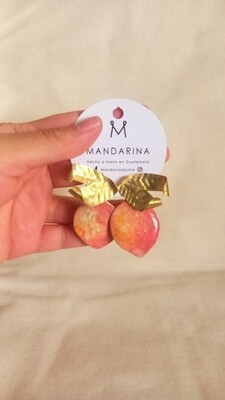 Aretes &quot;MELOCOTÓN&quot;