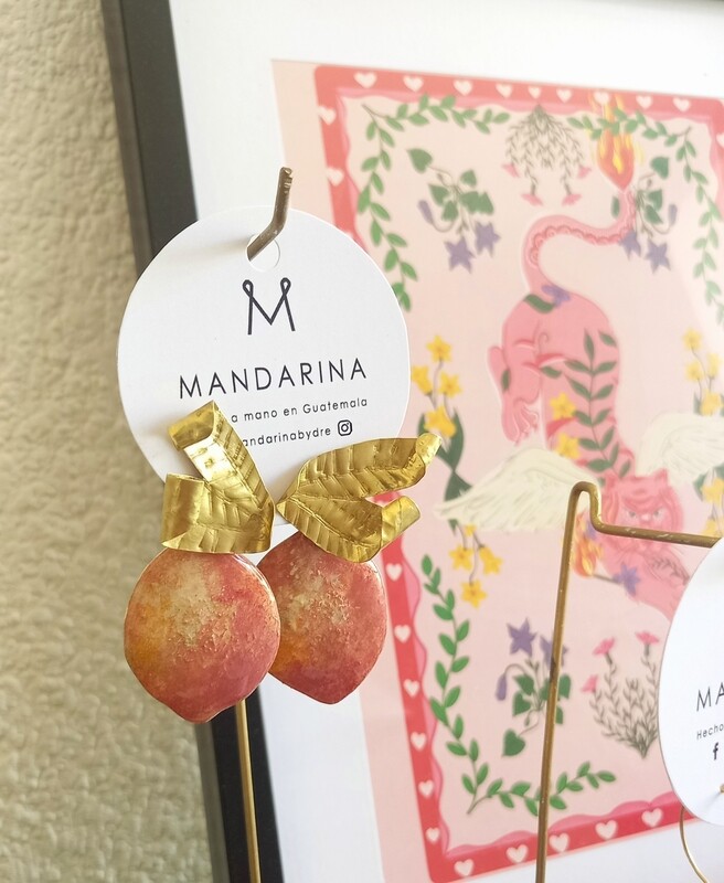 Aretes "MELOCOTÓN"