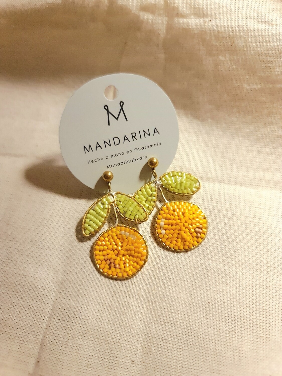 Aretes &quot;MANDARINAS&quot; grande