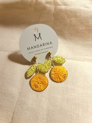 Aretes &quot;MANDARINAS&quot; grande