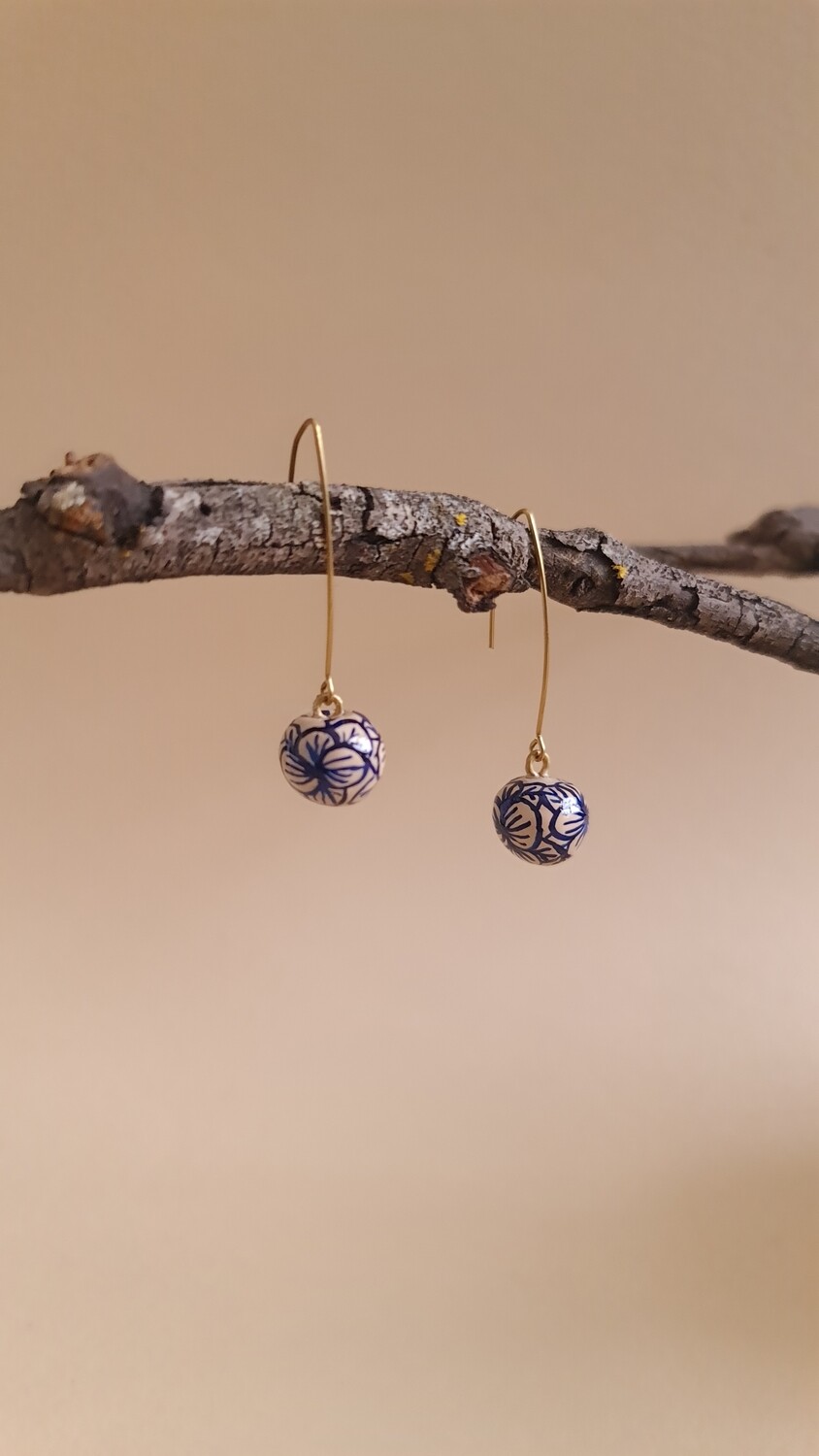 Aretes &quot;TALAVERA&quot; largos