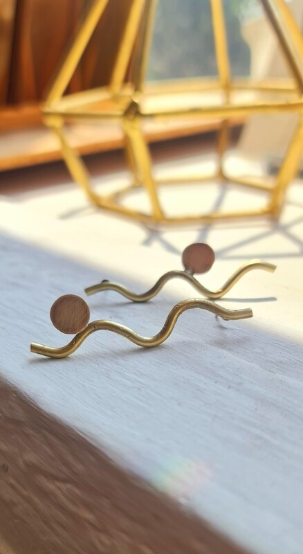 Aretes "SOL NACIENTE" largo