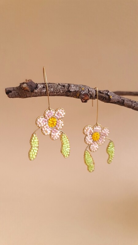 Aretes "NIKTÉ" largos