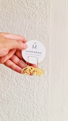 Aretes &quot;PALMERA&quot;