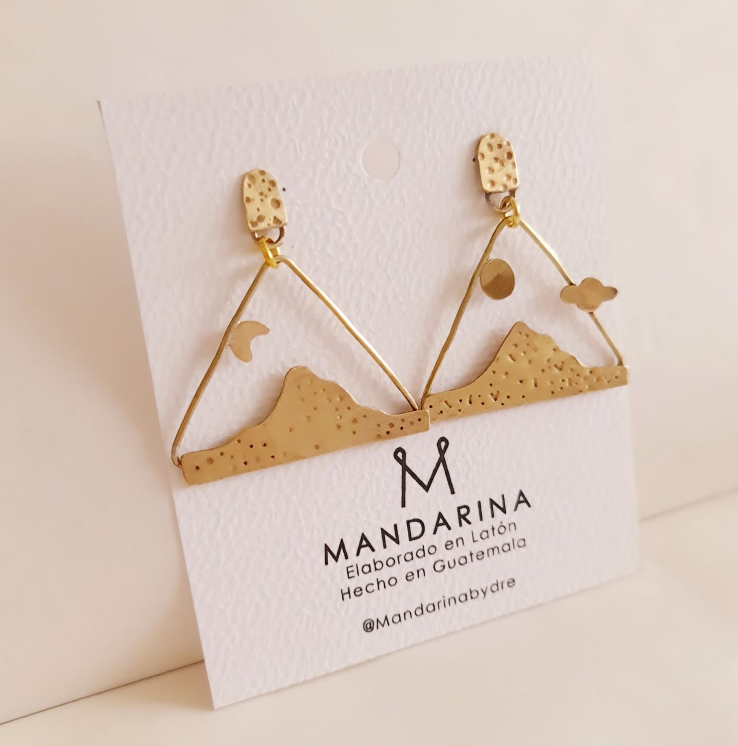 Aretes &quot;PAISAJE TRIANGULAR&quot;