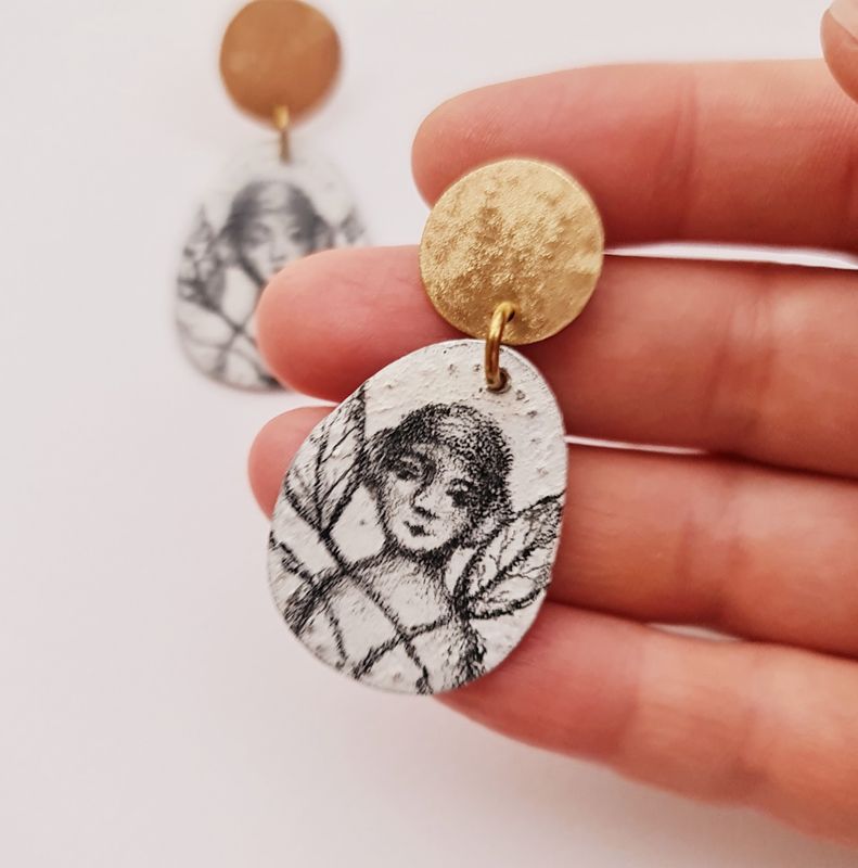 Aretes "FLORA" Grande