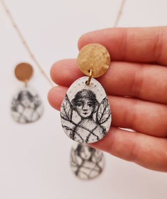 Aretes &quot;FLORA&quot; Grande