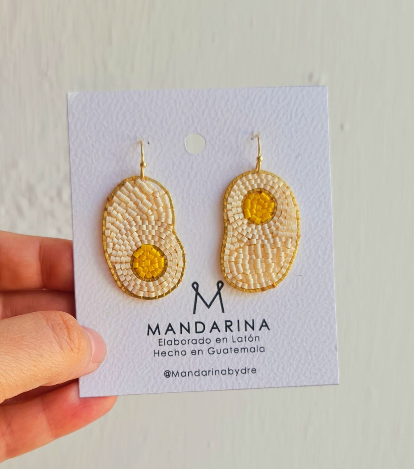 Aretes &quot;HUEVO FRITO&quot;