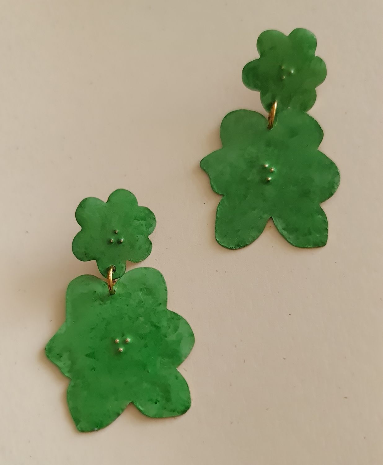 Aretes &quot;FLOR de AGUA&quot;