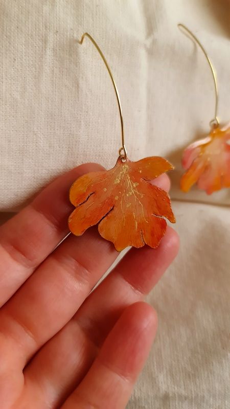 Aretes "HIBISCO" grandes