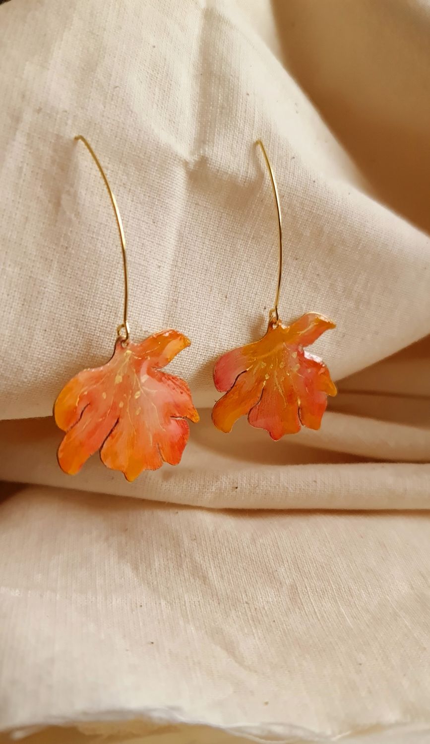 Aretes &quot;HIBISCO&quot; grandes