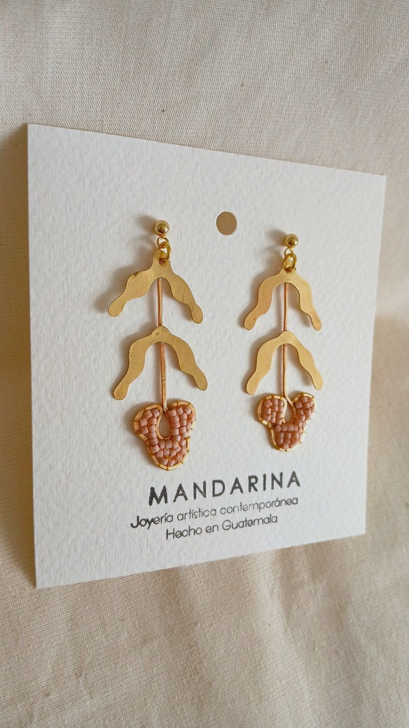 Aretes "ORQUIDEA STELIS"