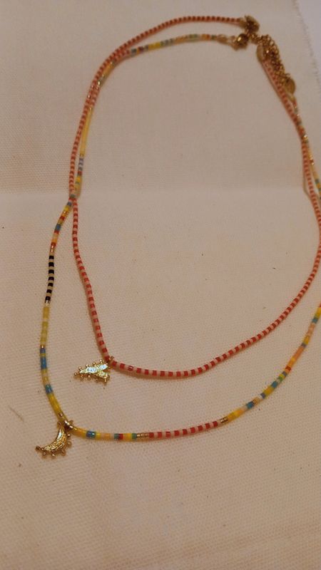 Collar o pulsera "CORAZÓN DE MELÓN "
