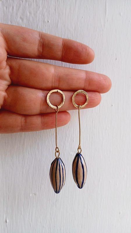 Aretes "TALAVERA QUETZAL"