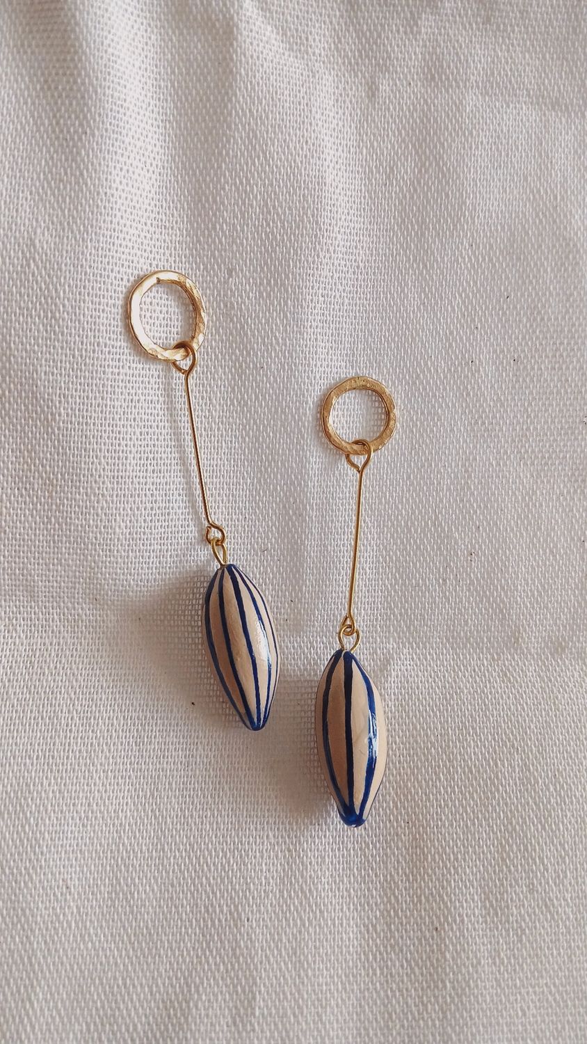 Aretes "TALAVERA QUETZAL"