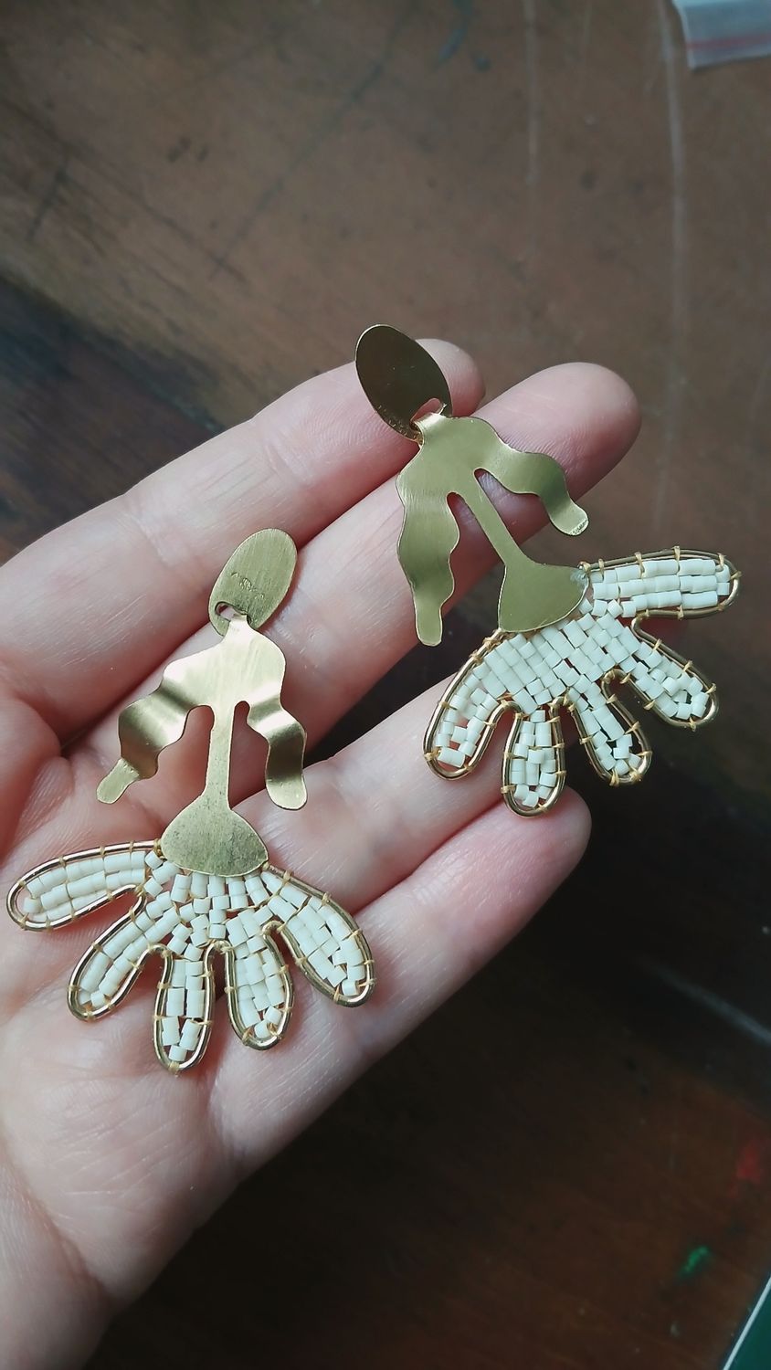 Aretes "MARGARITAS" largas