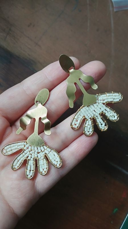 Aretes "MARGARITAS" largas