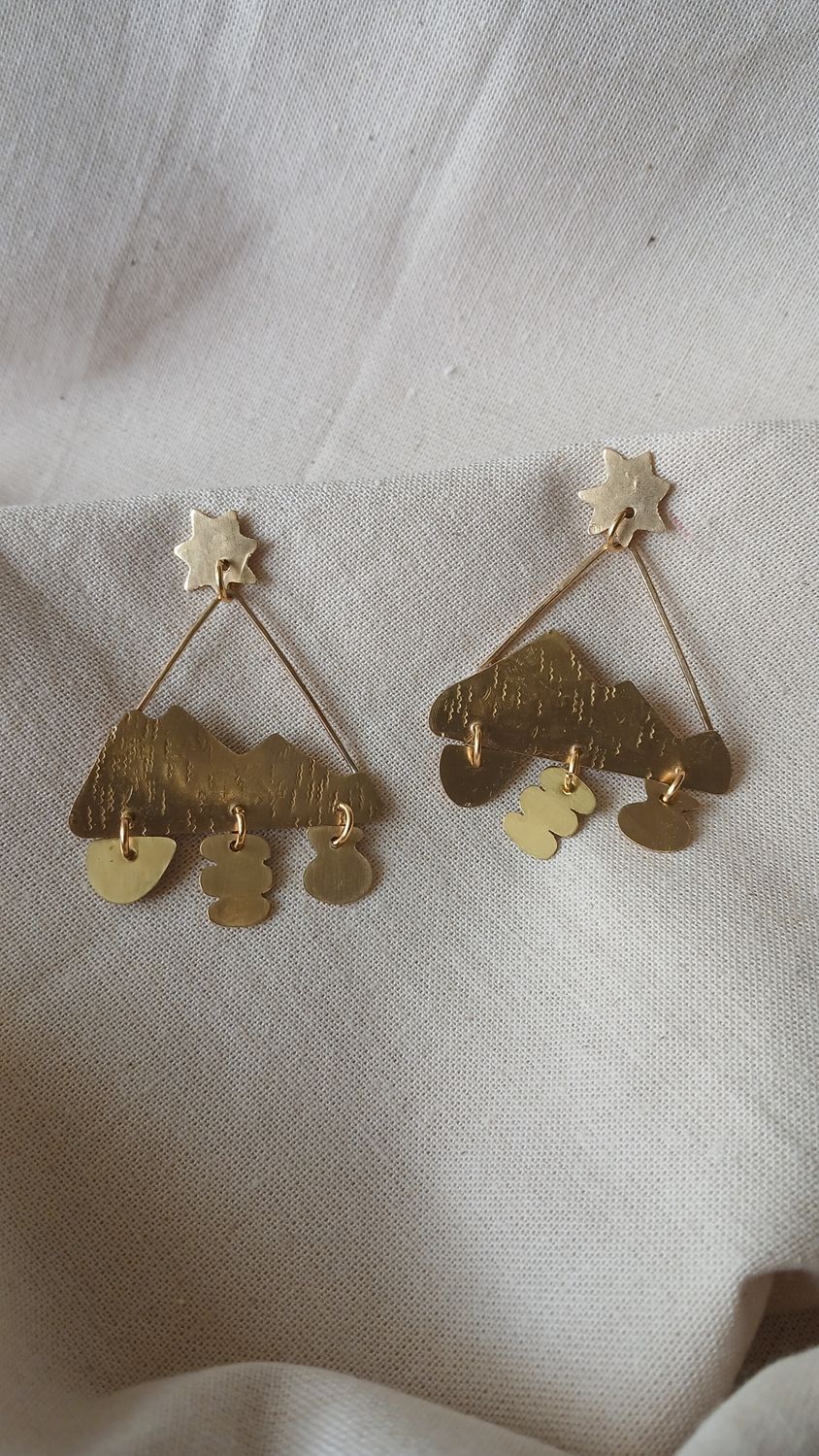 Aretes "PAISAJE TRIANGULAR"