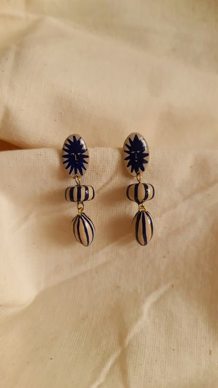 Aretes "TALAVERA SOL"