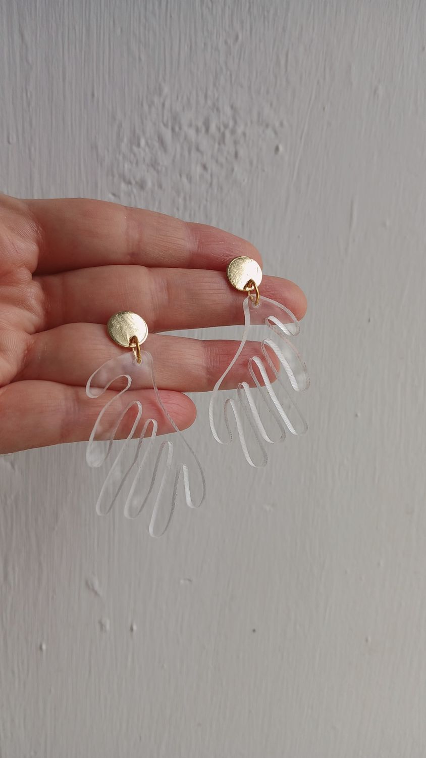 Aretes "MATISSE" Acrílico grande