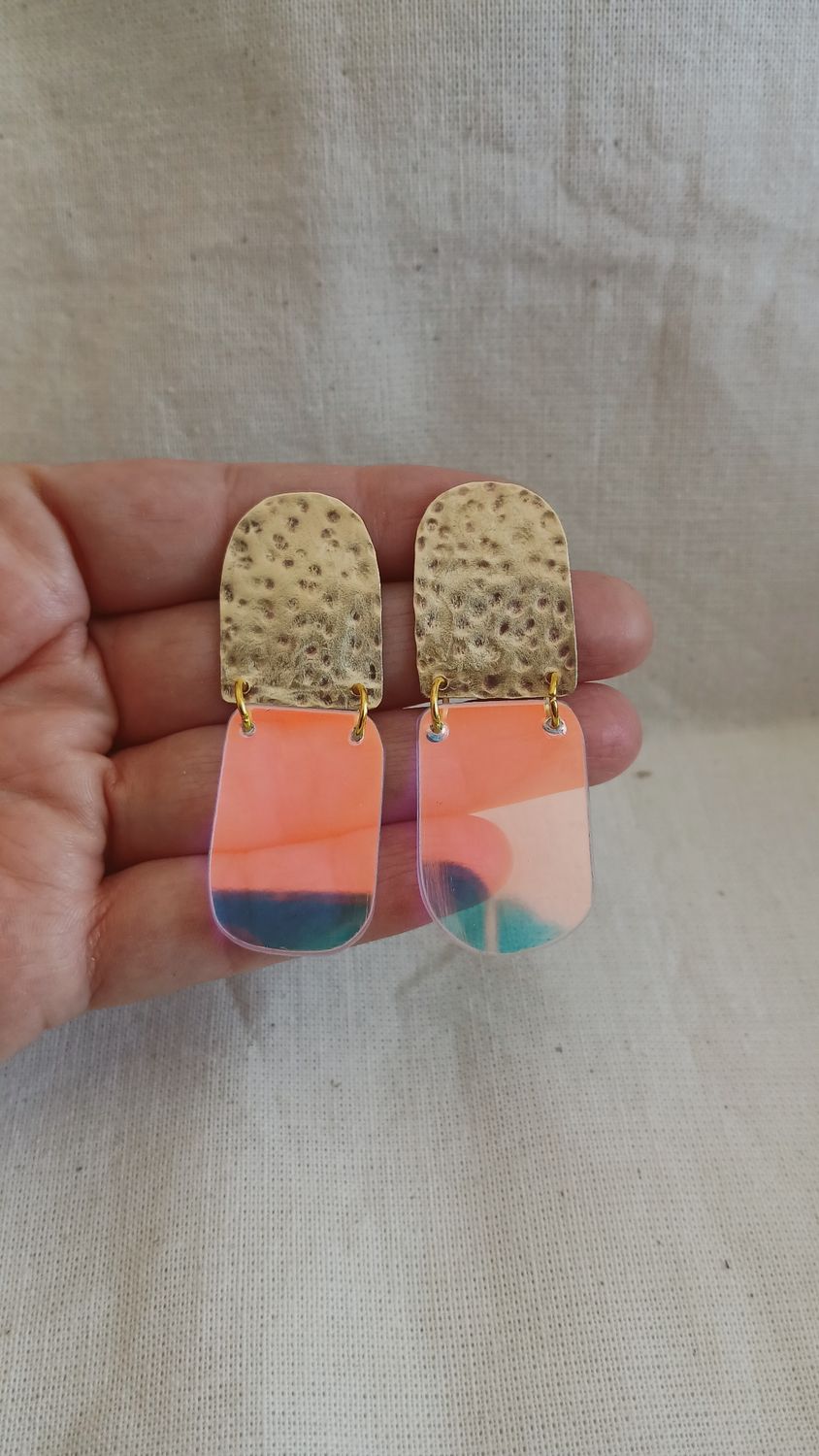 Aretes "ESPEJISMO" grandes 