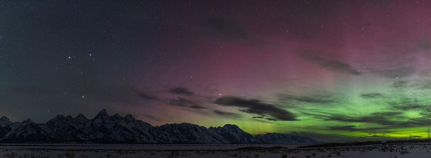 Aurora Over the Tetons by ETA Naturalist Rafael Sandoval